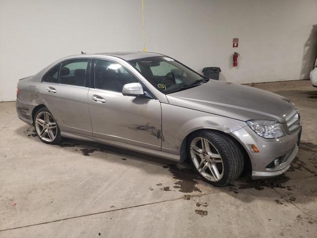 WDDGF56X49F206601 - 2009 MERCEDES-BENZ C 350 SILVER photo 4