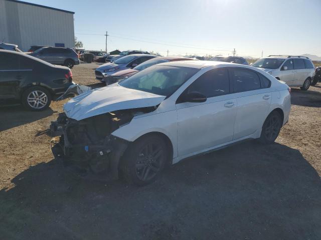 3KPF34AD2ME294038 - 2021 KIA FORTE GT LINE WHITE photo 1