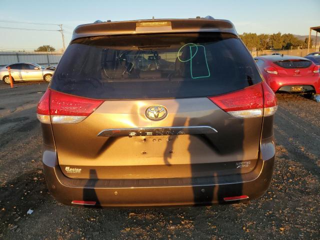 5TDDK3DC2BS028285 - 2011 TOYOTA SIENNA XLE GRAY photo 6