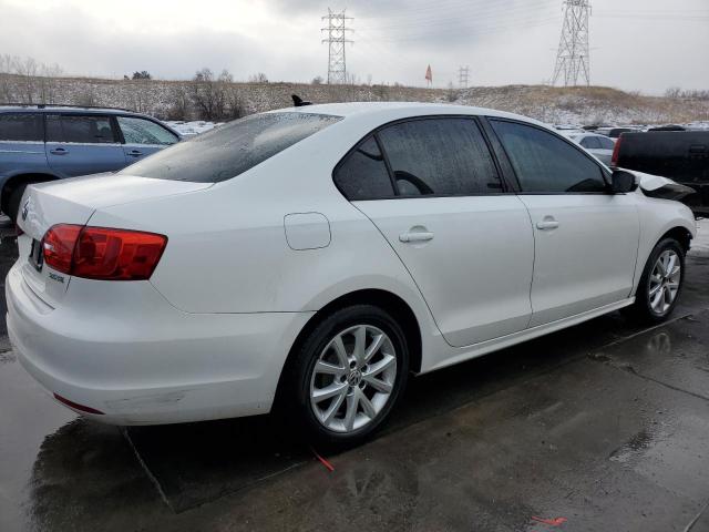 3VWDZ7AJ4BM396793 - 2011 VOLKSWAGEN JETTA SE WHITE photo 3