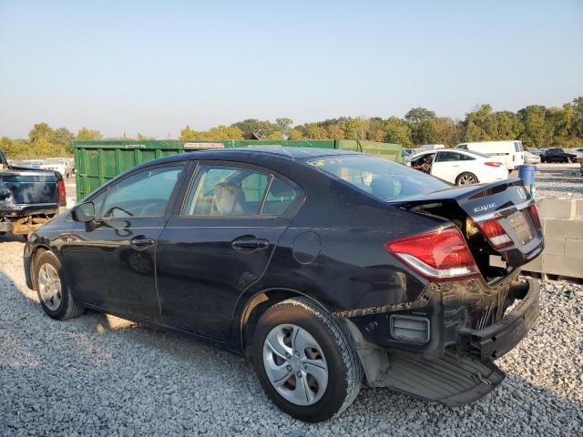19XFB2F50FE072514 - 2015 HONDA CIVIC LX BLACK photo 2