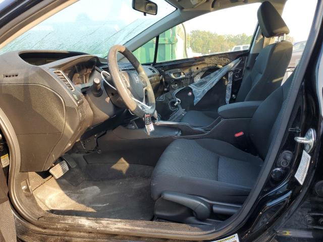 19XFB2F50FE072514 - 2015 HONDA CIVIC LX BLACK photo 7