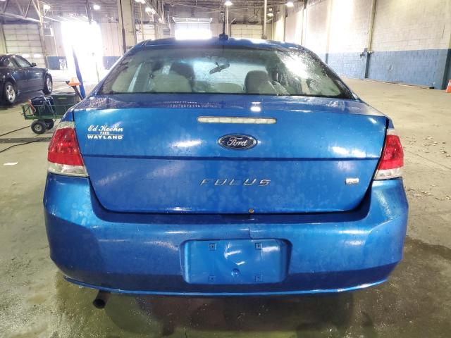 1FAHP3FNXAW157042 - 2010 FORD FOCUS SE BLUE photo 6