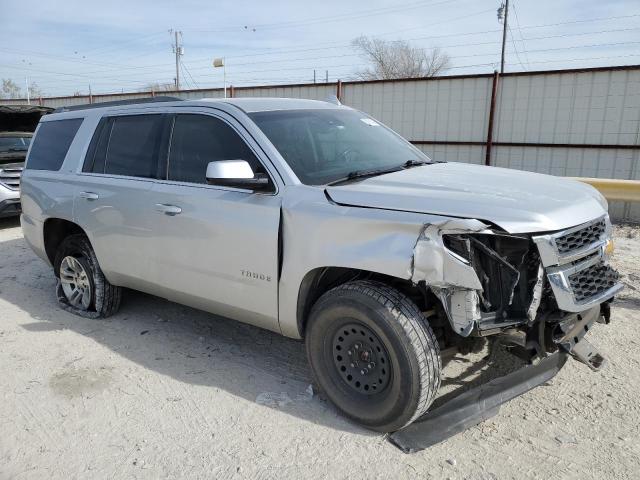 1GNSKBKCXFR715997 - 2015 CHEVROLET TAHOE K1500 LT SILVER photo 4