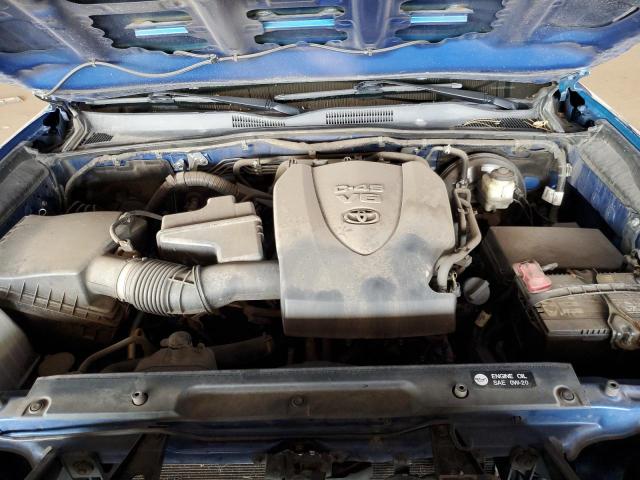 3TMBZ5DN0GM002758 - 2016 TOYOTA TACOMA DOUBLE CAB BLUE photo 11