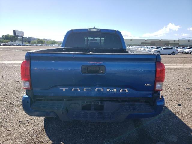 3TMBZ5DN0GM002758 - 2016 TOYOTA TACOMA DOUBLE CAB BLUE photo 6