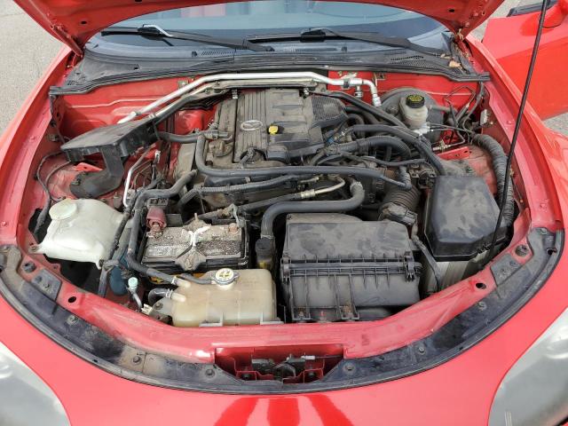 JM1NC25F160106861 - 2006 MAZDA MX-5 MIATA RED photo 11