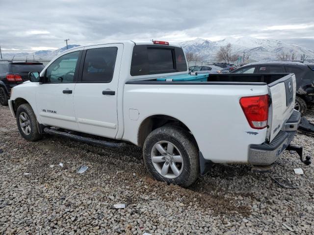 1N6BA0EC3CN307353 - 2012 NISSAN TITAN S WHITE photo 2