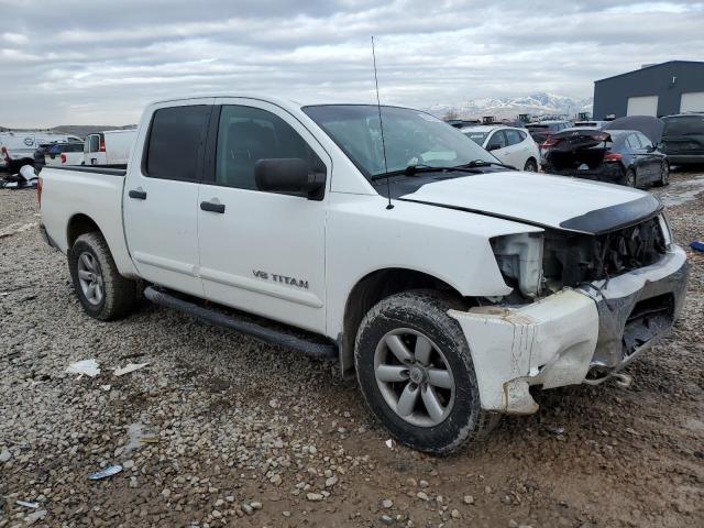 1N6BA0EC3CN307353 - 2012 NISSAN TITAN S WHITE photo 4