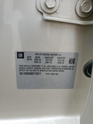 1G11E5SA6GF133211 - 2016 CHEVROLET MALIBU LIMITED LTZ Krem foto 12