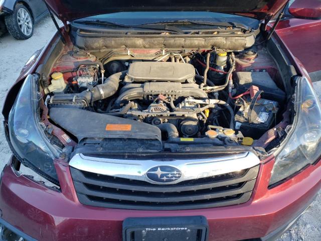 4S4BRBAC1C3222807 - 2012 SUBARU OUTBACK 2.5I BURGUNDY photo 12