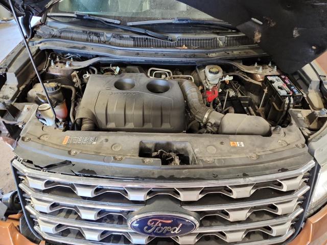 1FM5K7FH4HGA83744 - 2017 FORD EXPLORER LIMITED Turuncu fotoğraf 12