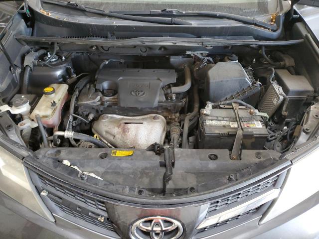 2T3RFREVXDW109615 - 2013 TOYOTA RAV4 XLE GRAY photo 12
