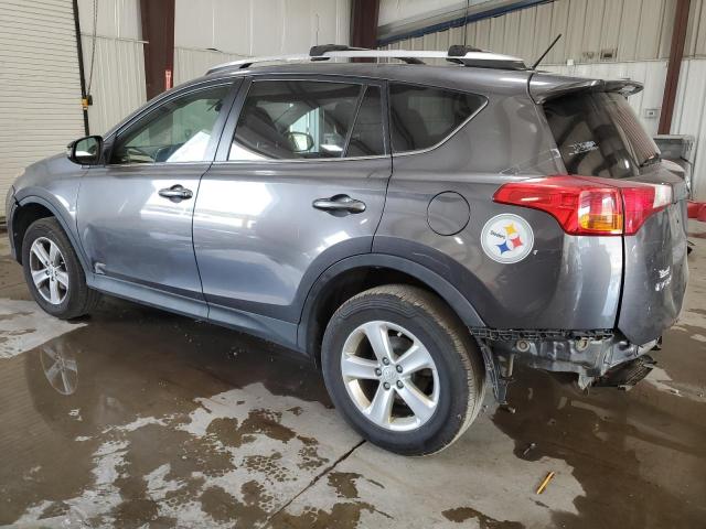 2T3RFREVXDW109615 - 2013 TOYOTA RAV4 XLE GRAY photo 2