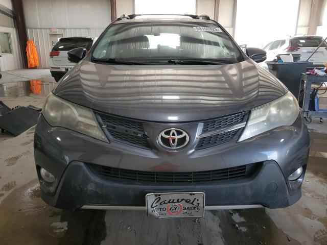 2T3RFREVXDW109615 - 2013 TOYOTA RAV4 XLE GRAY photo 5