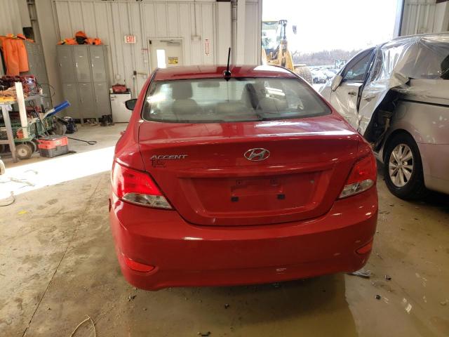 KMHCT4AE0GU951576 - 2016 HYUNDAI ACCENT SE RED photo 6