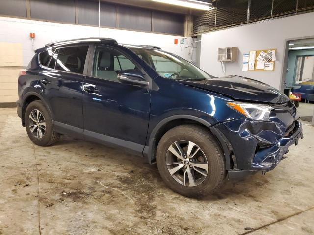 2T3RFREV8HW675293 - 2017 TOYOTA RAV4 XLE BLUE photo 4