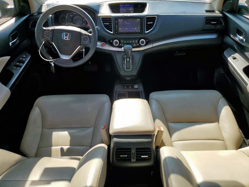 5J6RM3H50FL011630 - 2015 HONDA CR-V EX WHITE photo 8