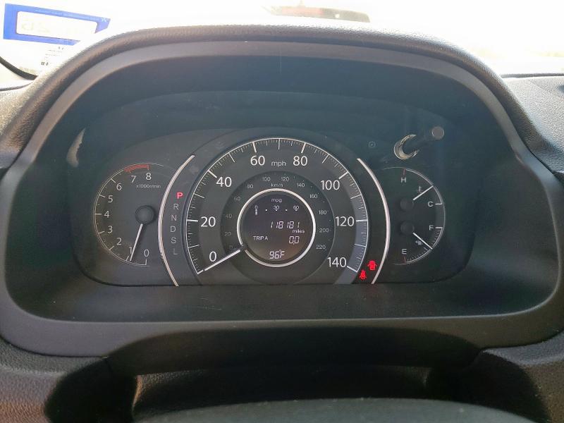 5J6RM3H50FL011630 - 2015 HONDA CR-V EX WHITE photo 9