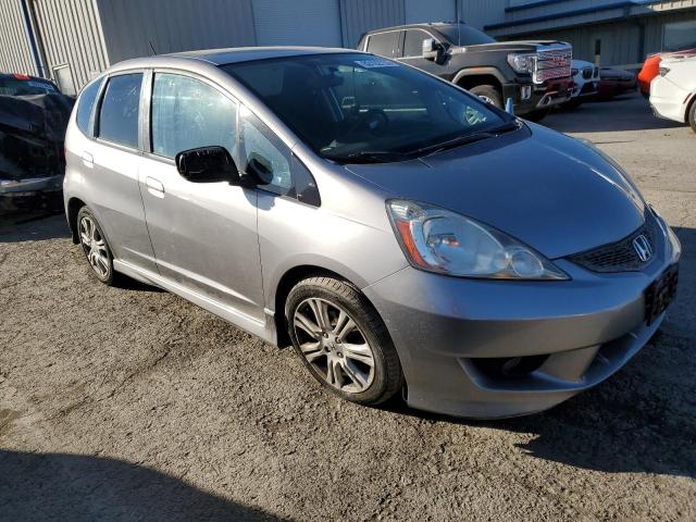 JHMGE8H62AS005602 - 2010 HONDA FIT SPORT GRAY photo 4