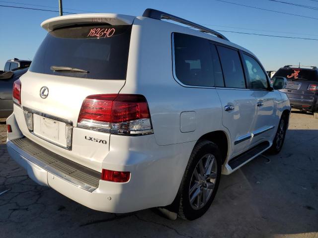 JTJHY7AX2F4182640 - 2015 LEXUS LX 570 WHITE photo 3