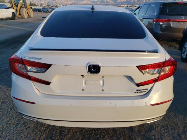 1HGCV3F26NA019177 - 2022 HONDA ACCORD HYBRID SPORT WHITE photo 6