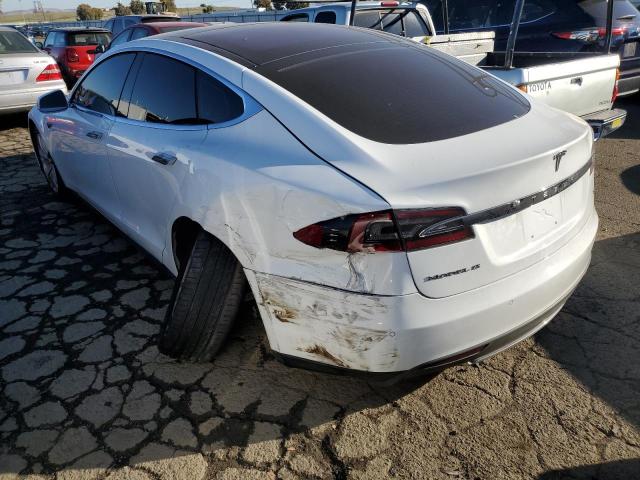 5YJSA1H13EFP52292 - 2014 TESLA MODEL S WHITE photo 2