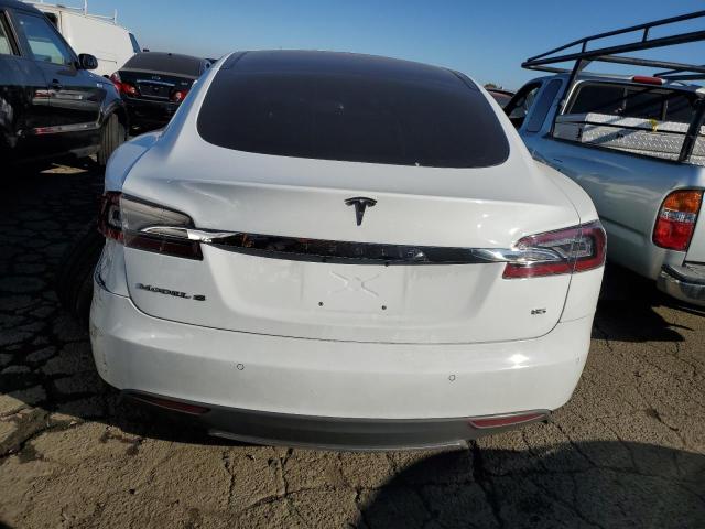 5YJSA1H13EFP52292 - 2014 TESLA MODEL S WHITE photo 6