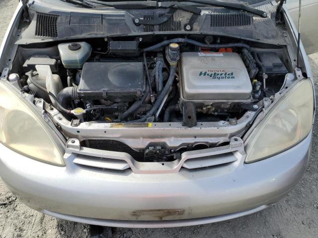JT2BK12U320046037 - 2002 TOYOTA PRIUS SILVER photo 11