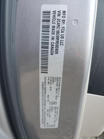 2C4RC1BG9MR595909 - 2021 CHRYSLER PACIFICA TOURING L SILVER photo 14