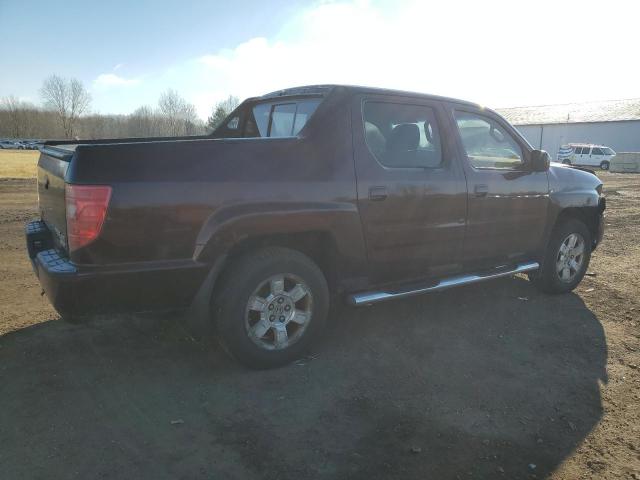 2HJYK16509H003362 - 2009 HONDA RIDGELINE RTL BURGUNDY photo 3