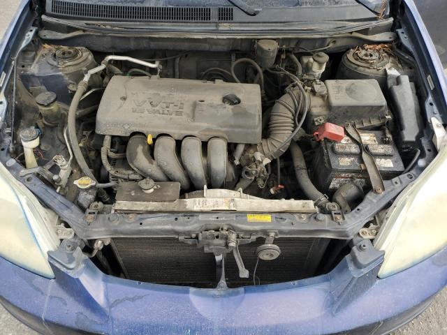 2T1KR32E94C212450 - 2004 TOYOTA COROLLA MA XR BLUE photo 11