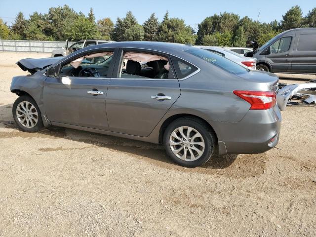 3N1AB7AP6KY304710 - 2019 NISSAN SENTRA S GRAY photo 2