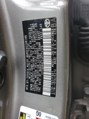 5YFBURHE2JP774176 - 2018 TOYOTA COROLLA L 灰色 照片 12