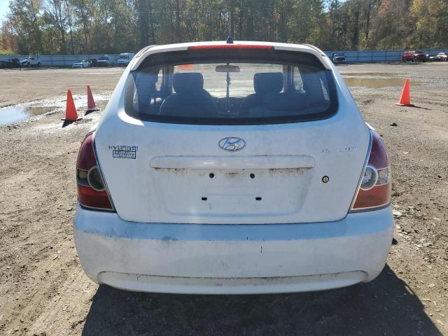 KMHCM36C17U029848 - 2007 HYUNDAI ACCENT GS WHITE photo 6