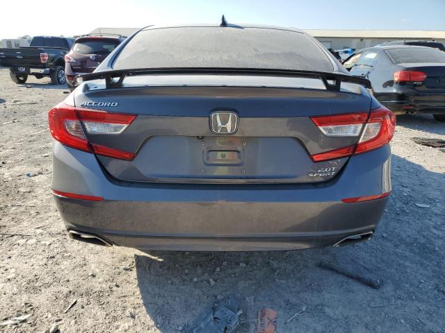 1HGCV2F34LA003060 - 2020 HONDA ACCORD SPORT GRAY photo 6