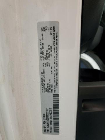 3C6LRVAG0ME553182 - 2021 RAM PROMASTER 1500 STANDARD Blanc photo 12