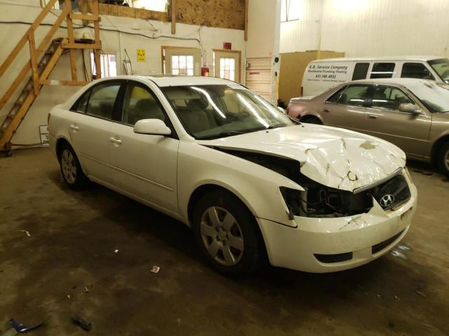 5NPET46C67H263418 - 2007 HYUNDAI SONATA GLS WHITE photo 4