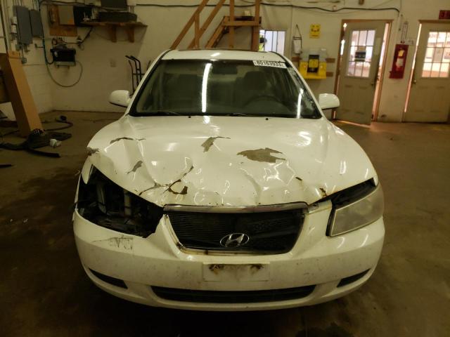 5NPET46C67H263418 - 2007 HYUNDAI SONATA GLS WHITE photo 5