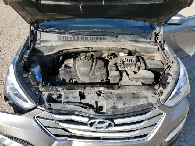 5XYZUDLB8FG244112 - 2015 HYUNDAI SANTA FE S GRAY photo 12