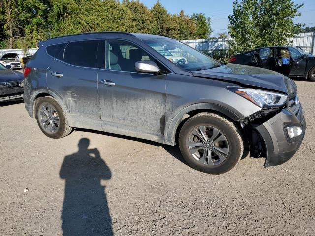 5XYZUDLB8FG244112 - 2015 HYUNDAI SANTA FE S GRAY photo 4