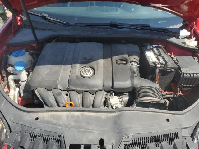 3VWRX7AJXAM137591 - 2010 VOLKSWAGEN JETTA SE RED photo 11