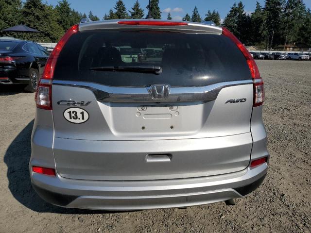 5J6RM4H76FL033428 - 2015 HONDA CR-V EXL SILVER photo 6