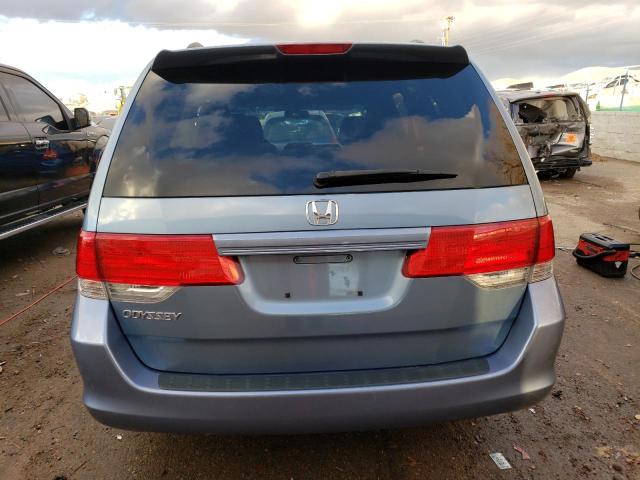 5FNRL3H48AB022631 - 2010 HONDA ODYSSEY EX BLUE photo 6