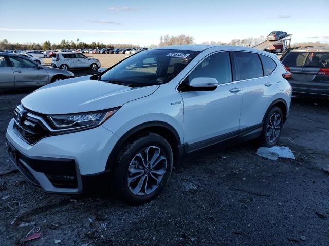 5J6RT6H87NL008690 - 2022 HONDA CR-V EXL WHITE photo 1