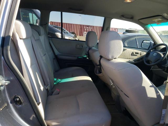 JTEGD21A350130525 - 2005 TOYOTA HIGHLANDER BLUE photo 10