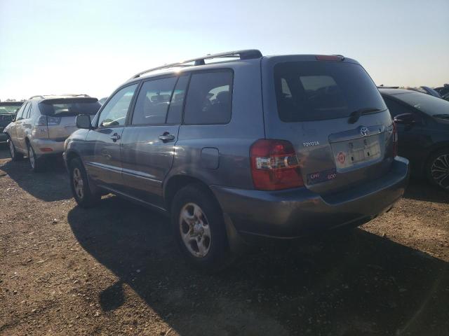 JTEGD21A350130525 - 2005 TOYOTA HIGHLANDER BLUE photo 2
