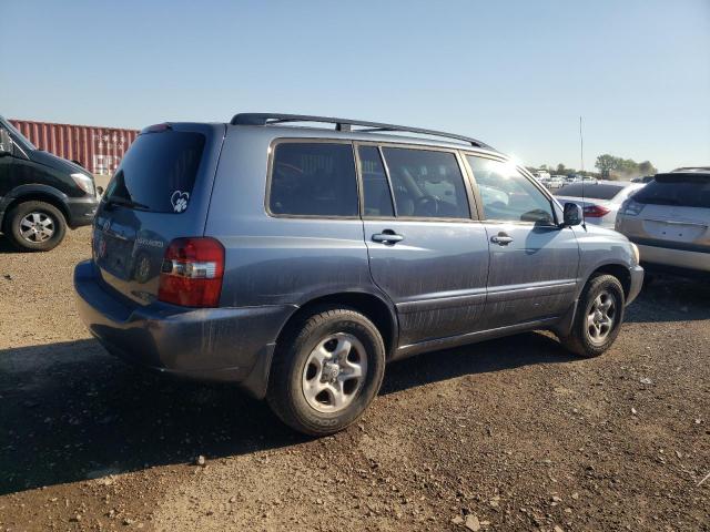 JTEGD21A350130525 - 2005 TOYOTA HIGHLANDER BLUE photo 3