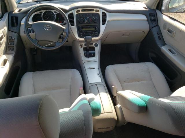 JTEGD21A350130525 - 2005 TOYOTA HIGHLANDER BLUE photo 8