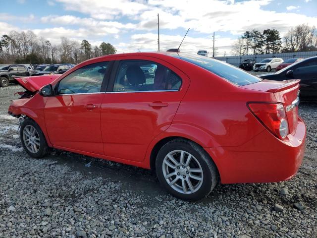 1G1JC5SH6F4150877 - 2015 CHEVROLET SONIC LT RED photo 2